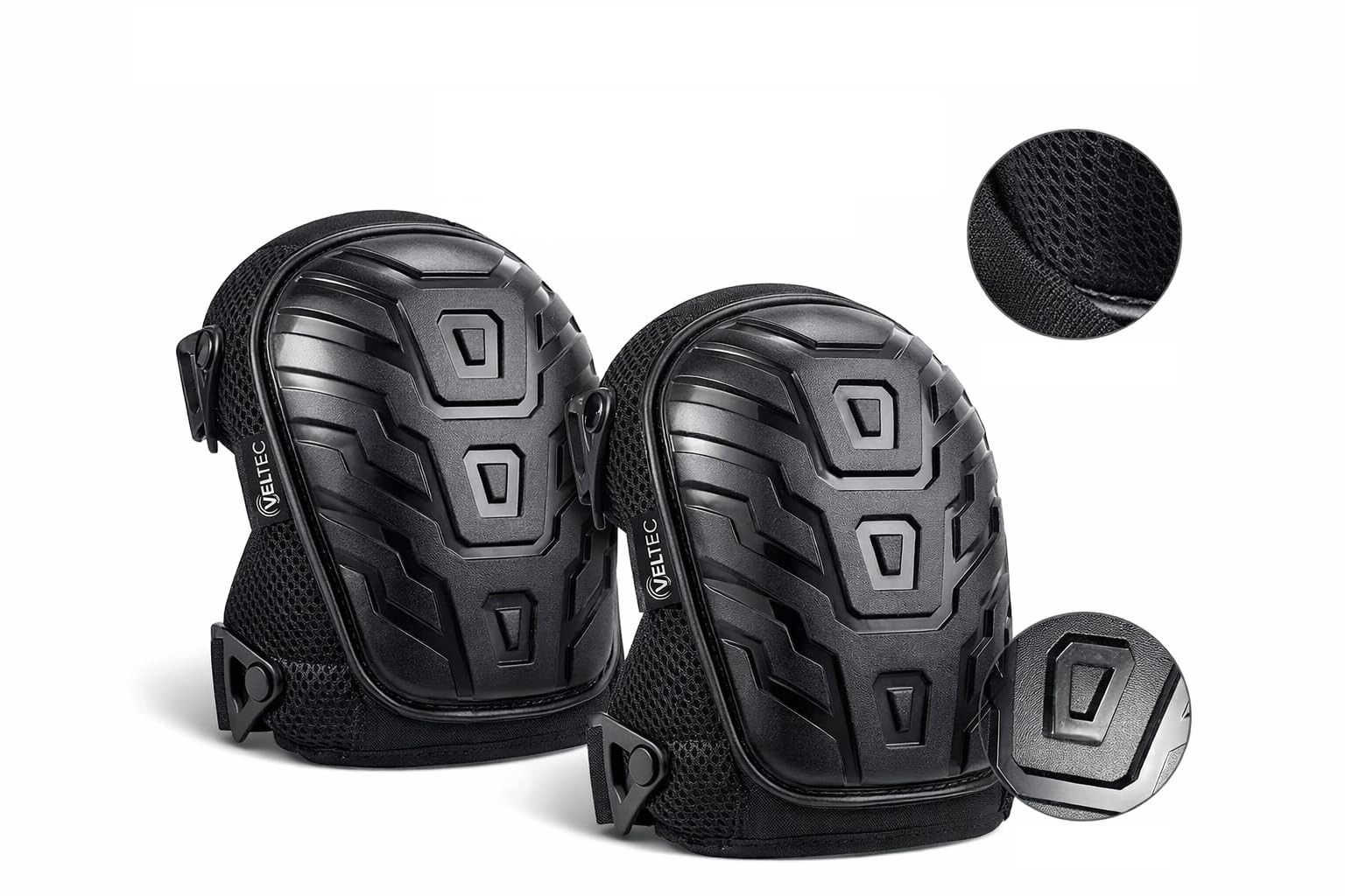 Premium Knee Pads for Work with Soft Foam and Gel Cushion - Heavy Duty Pads &...