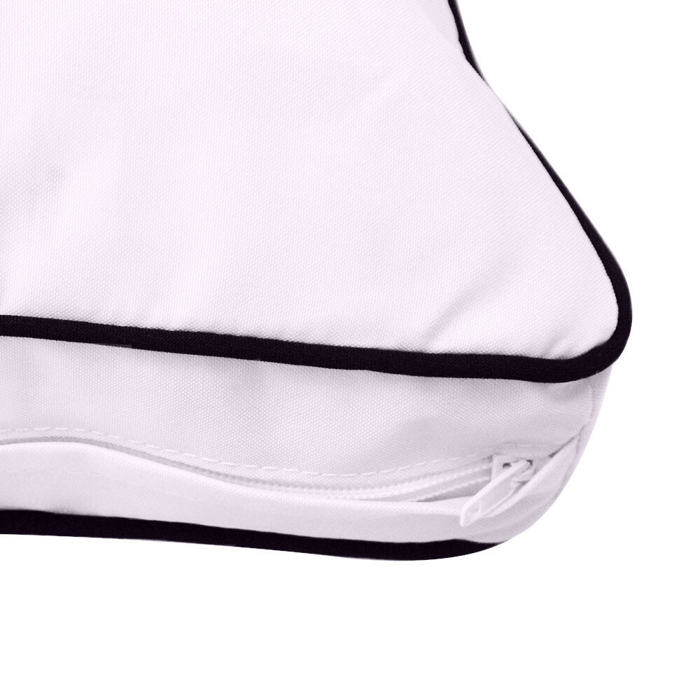 COVER ONLY STYLE 1 Mattress Pillow Daybed Porch Swing Contrast Trim Crib AD107