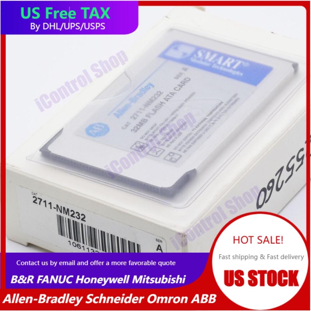 Allen-Bradley 2711-NM232 2711NM232 Ser. 32MB Flash ATA Card US Free Tax
