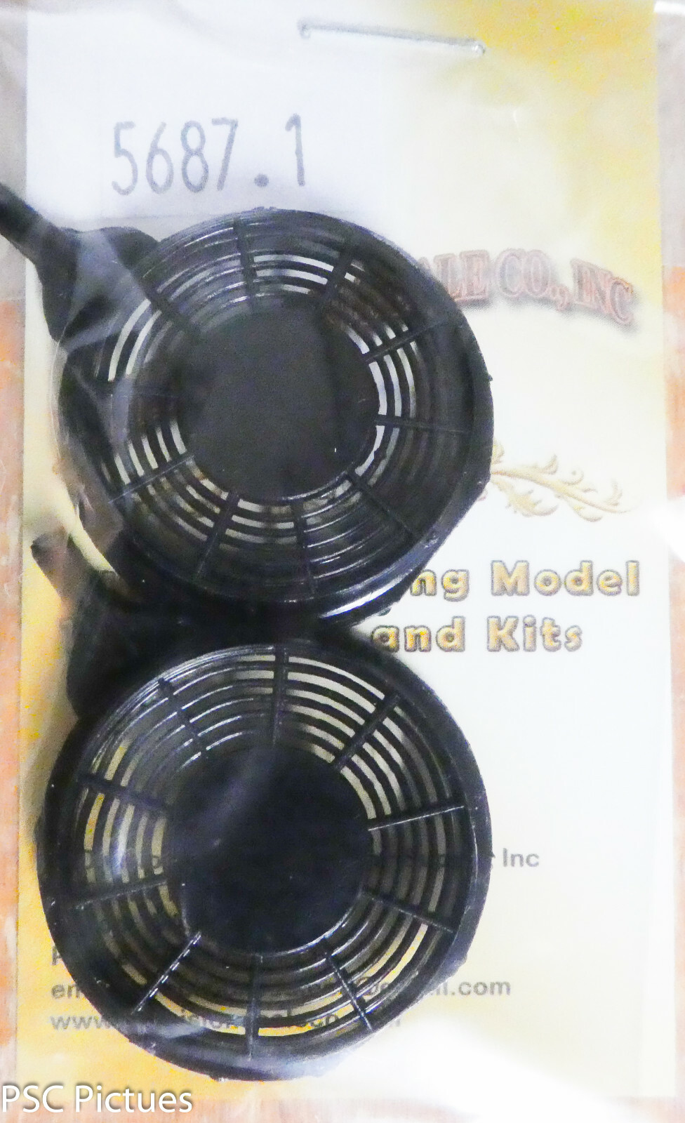 Precision Scale O #5687.1 Housing, 48" Dia. Air Intake Fan, w/Defuser (Plastic)