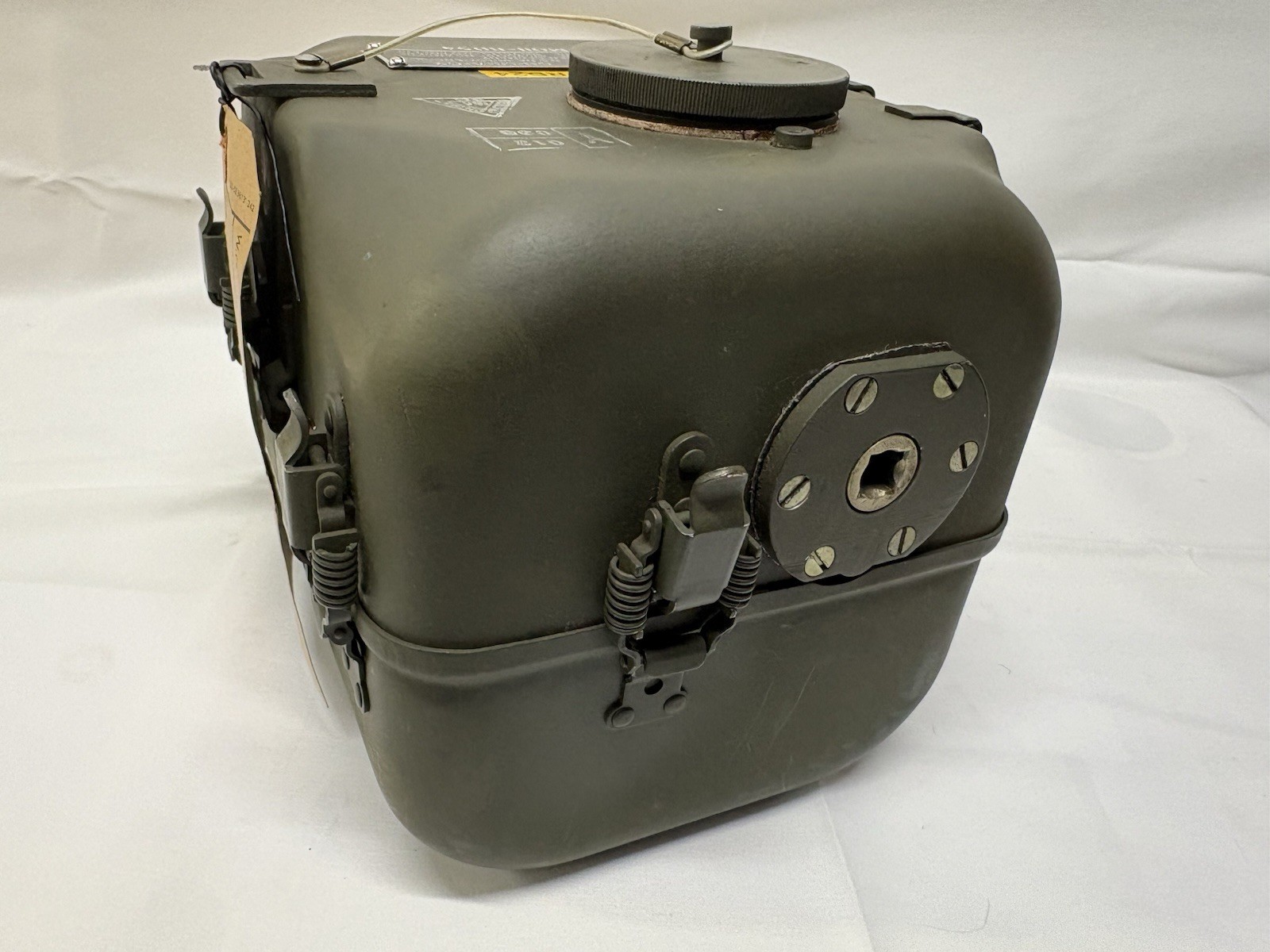 Vintage U.S. military hand generator GN-58-A-GY, made by Telefunken Germany
