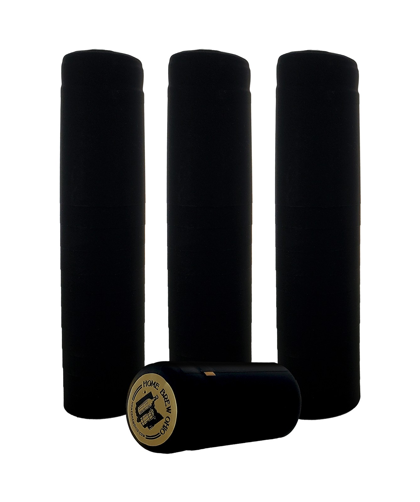 Home Brew Ohio Black PVC w/Home Brew Ohio Logo Black on Gold Top-30 count