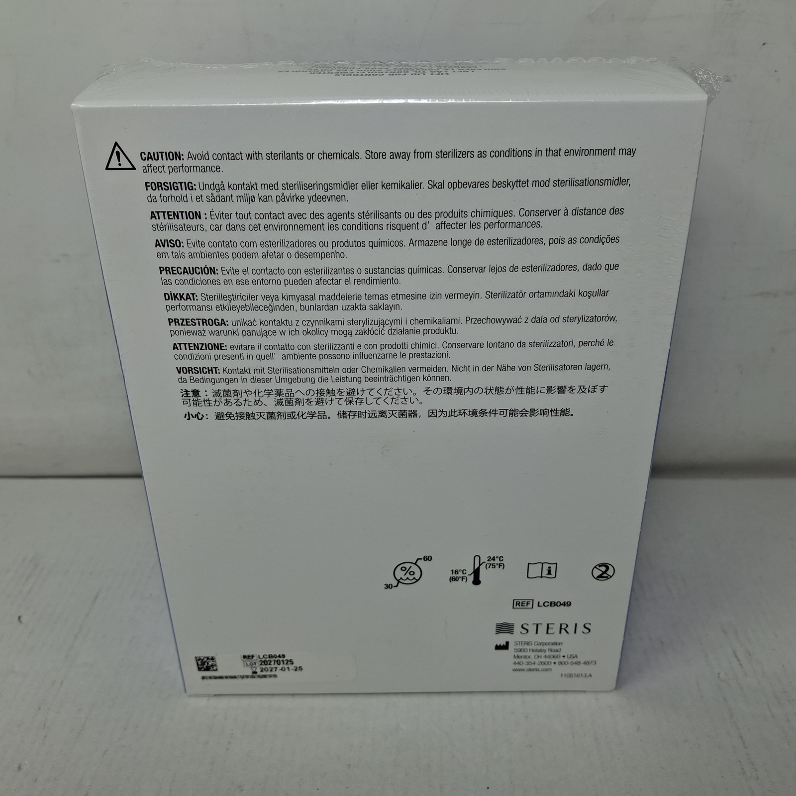 Steris LCB049 Steam Process Challenge Device