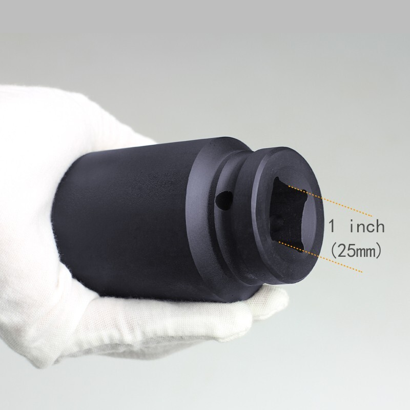 8 Metric Deep Impact Socket 1" inch Drive 6 Point Universal Hex Jumbo Socket Set