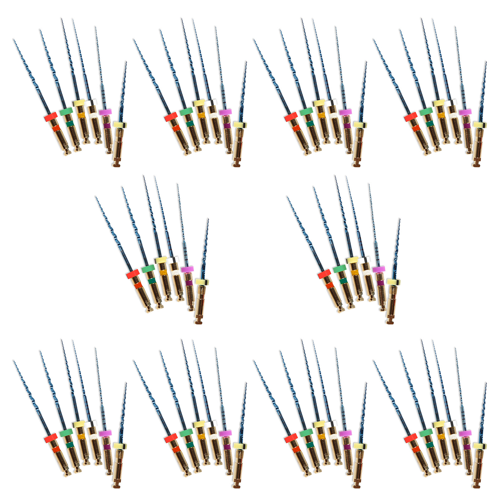 6-60pcs Dental NiTi Super Files Rotary Tip Endodontic Endo Motor Root Canal 25MM