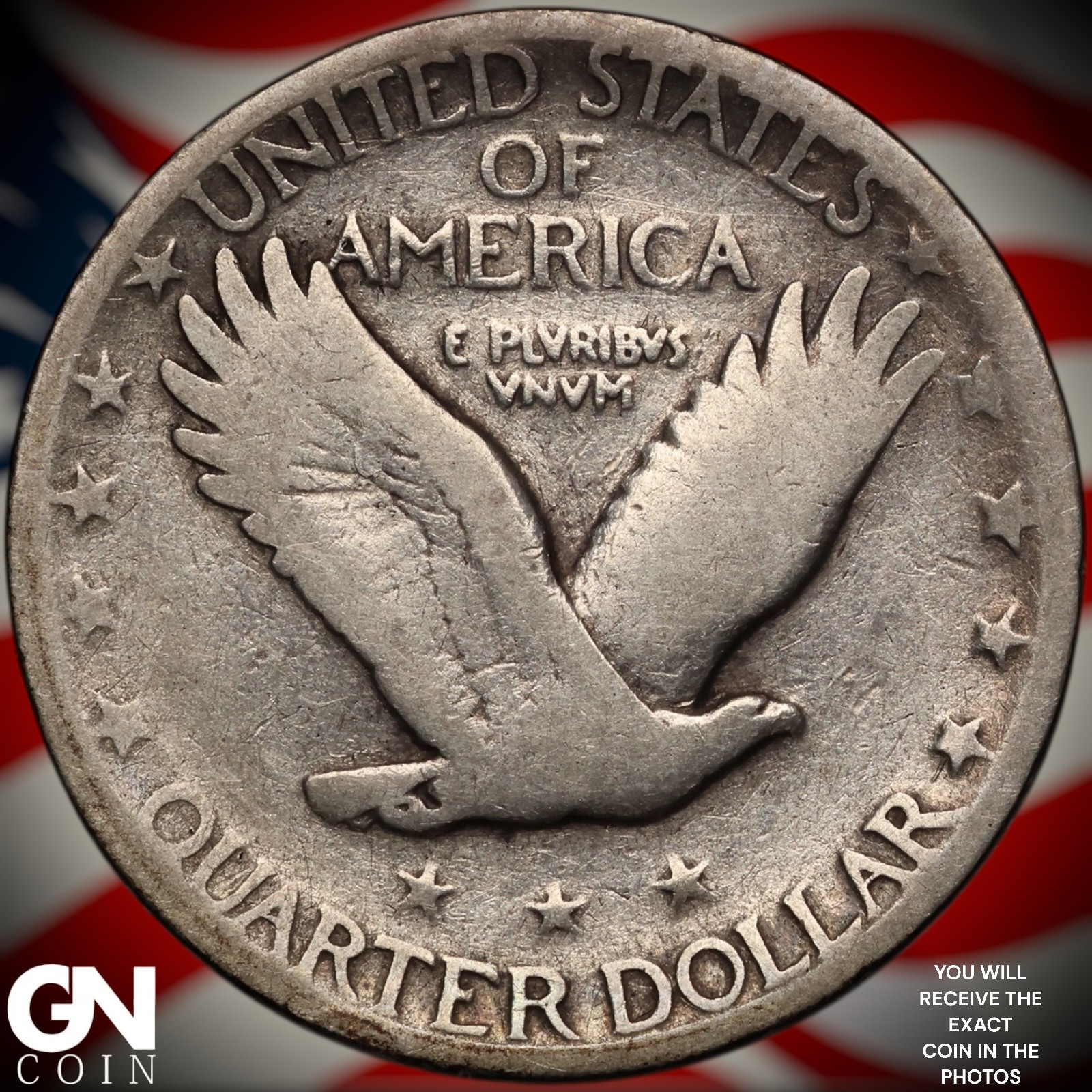 1927 S Standing Liberty Quarter A4028