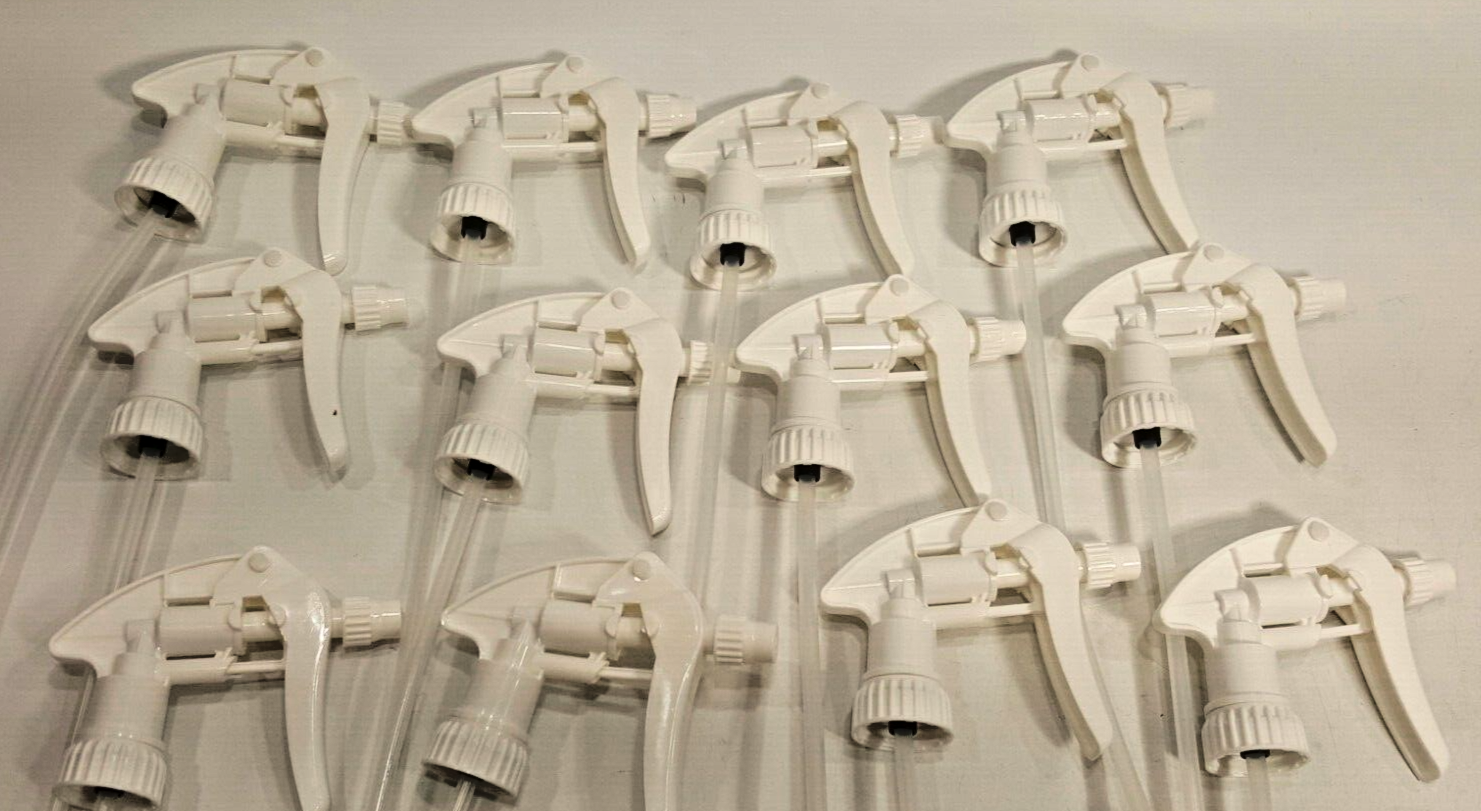 12 Pcs Heavy Duty Chemical Resistant Trigger Sprayer Spray Bottle Nozzle Head