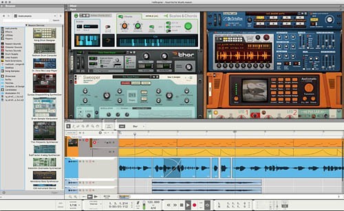 Reason 11 Suite 28 Instruments • 31 Effects • 6 Player MIDI Effects • 8 Utility