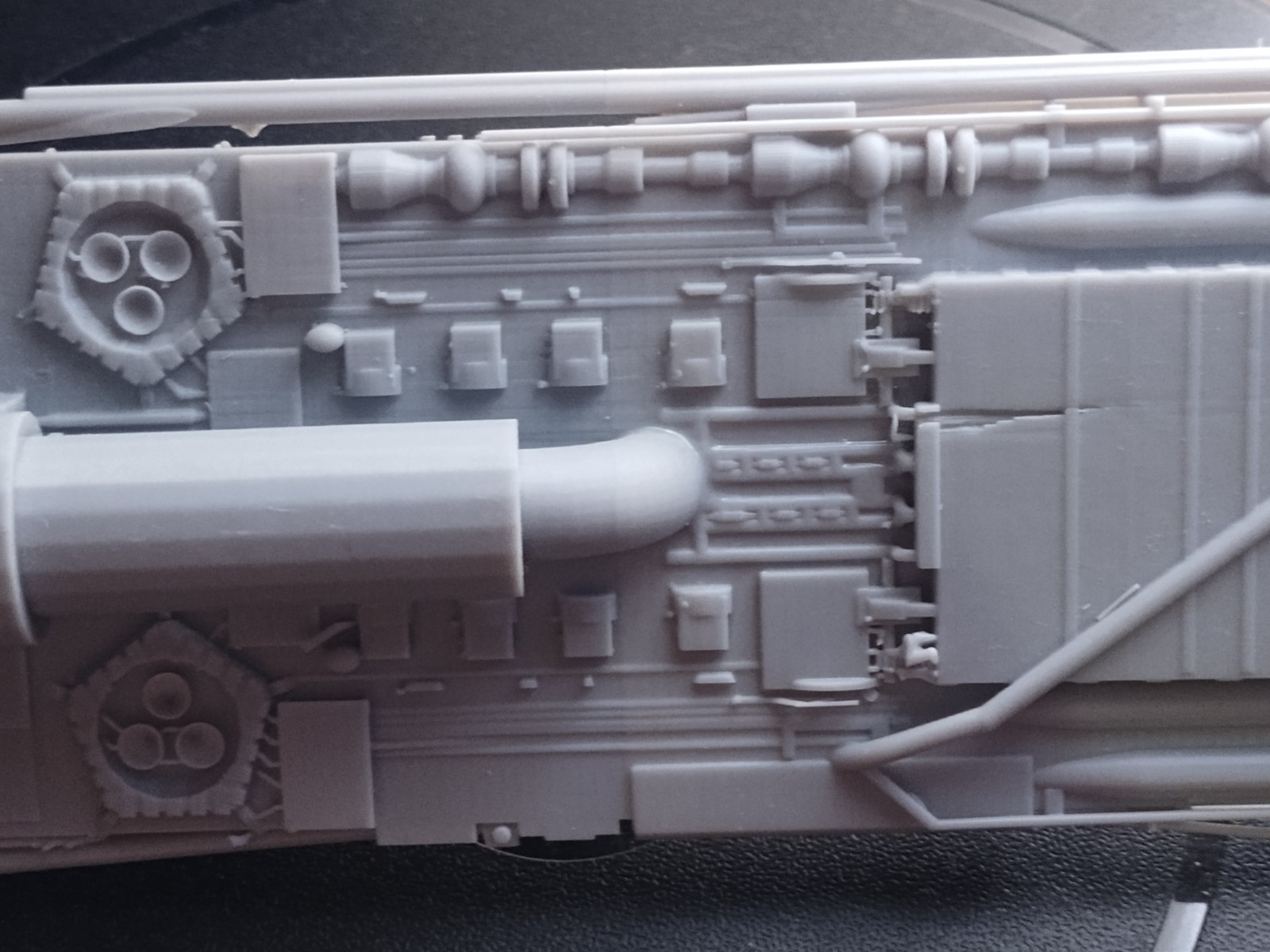 Battlestar Galactica Stellar Mining Ship 3D Resin Print 8.75"