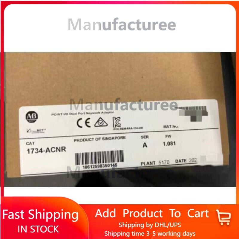 AB 1734-ACNR New Sealed Point I/O ControlNet Network Adapter US Free Tax