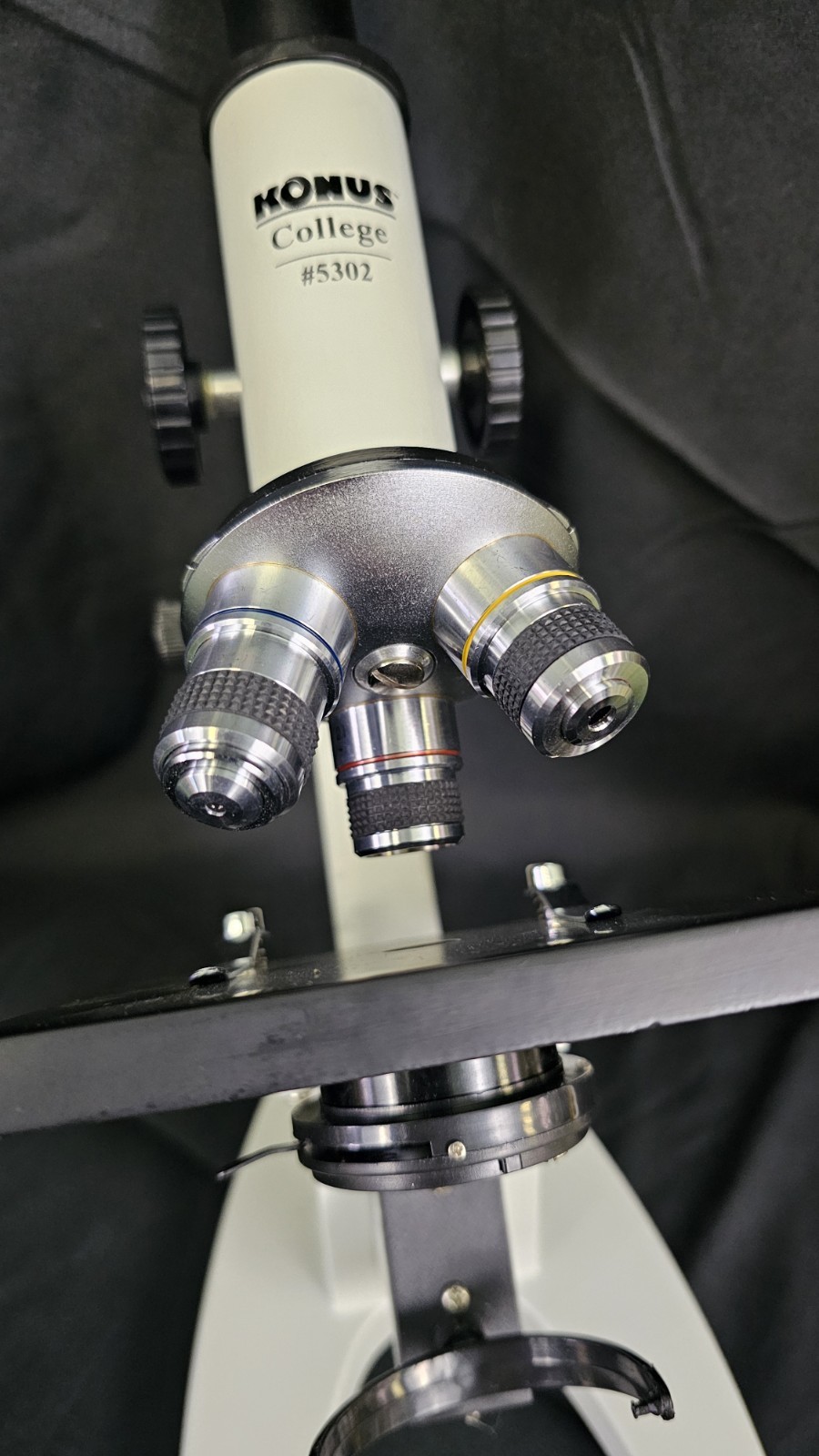 KONUS 5301 Professional Metal Monocular Microscope with Three Magnifications