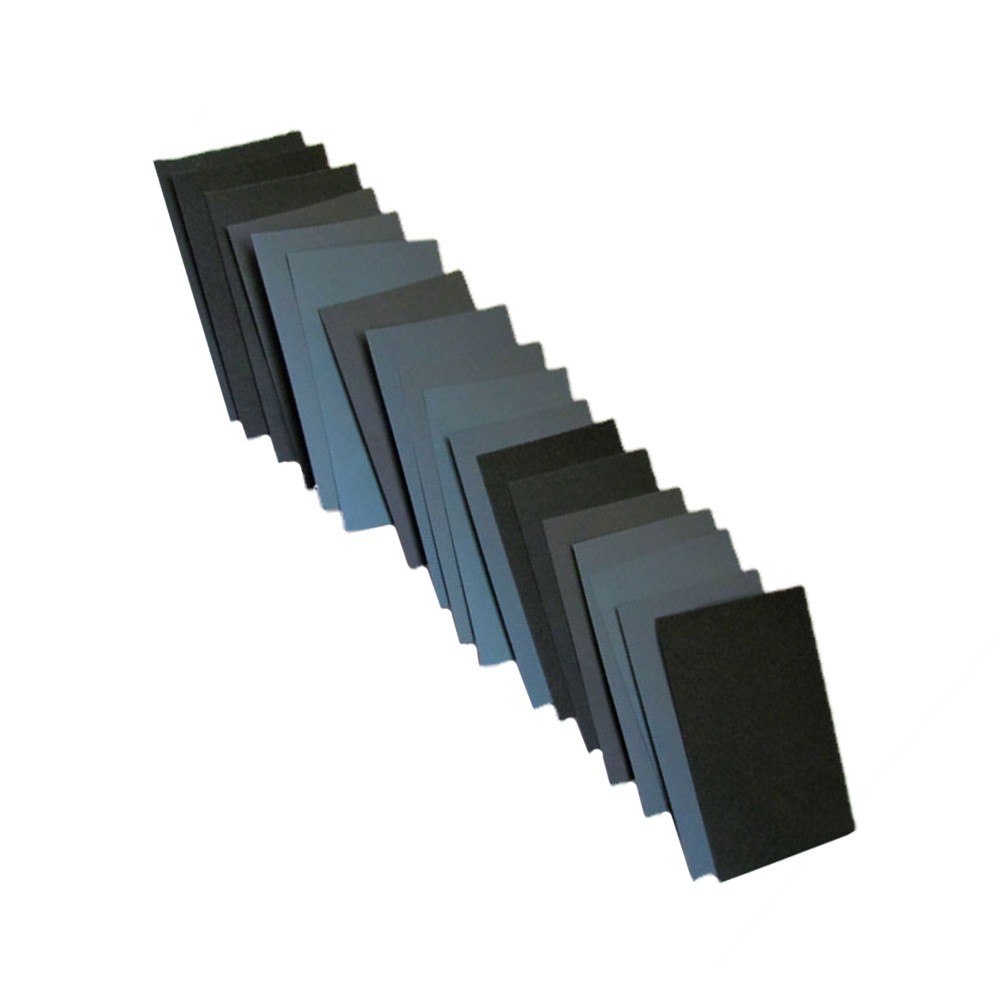 16pcs/Set Sandpaper 400 600 800 1000 1200 1500 2000 2500 Grit Grinding Polishing
