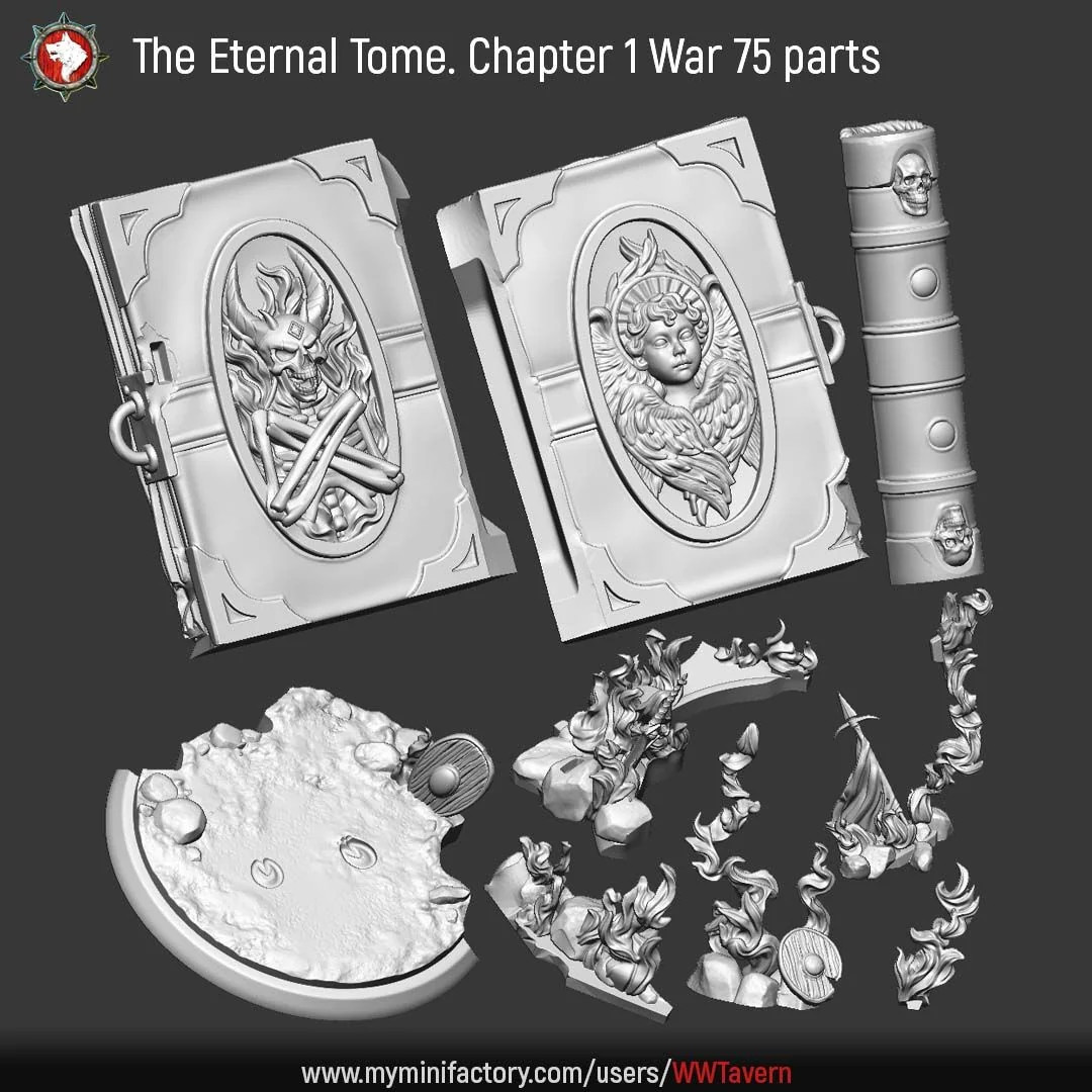 The Eternal Tome - PLA 3D Printed Terrain