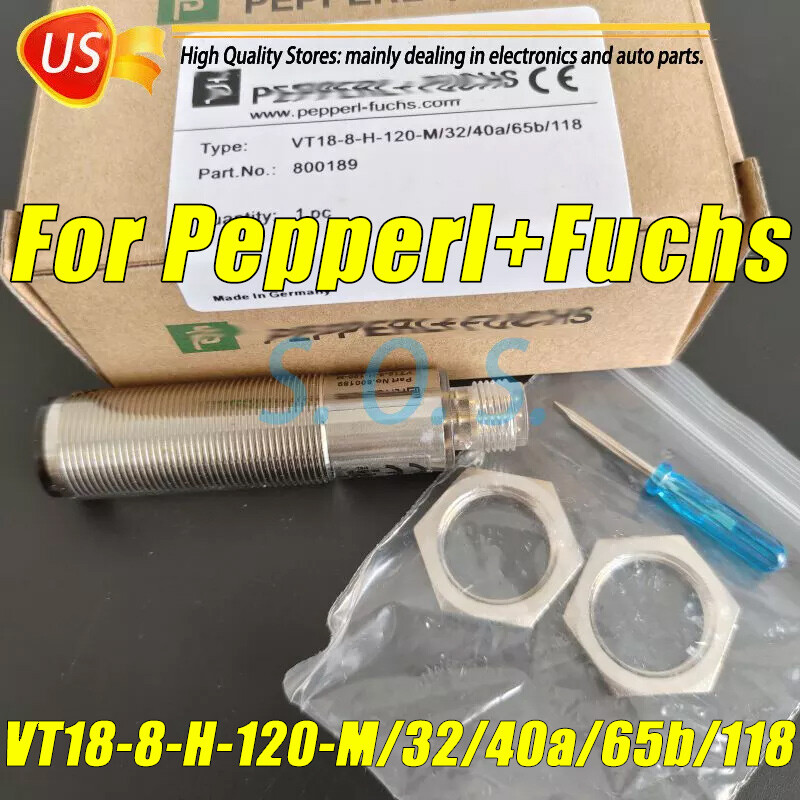 New in box Proximity Sensor For Pepperl+Fuchs VT18-8-H-120-M/32/40a/65b/118