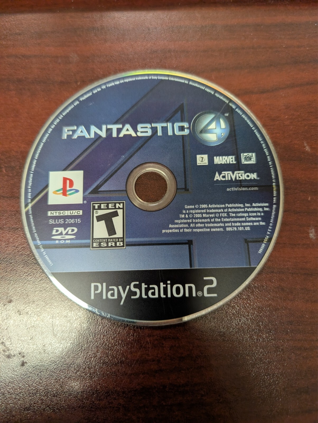 Fantastic 4 (PlayStation 2 PS2, 2005) NO TRACKING - DISC ONLY 5340