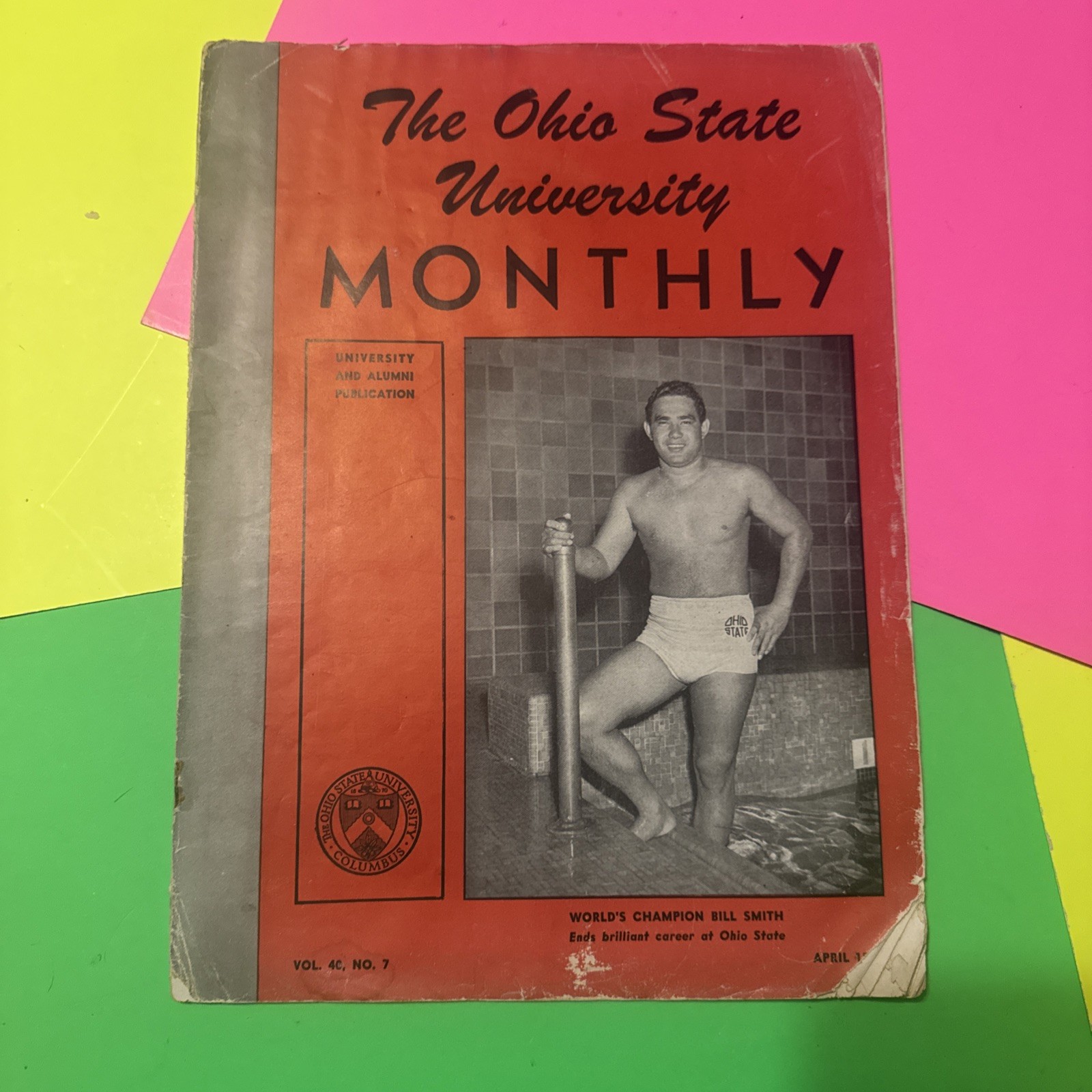 Ohio State University Monthly 1/15/1949-pix-alumni info-Buckeyes-Bill Smith-VG