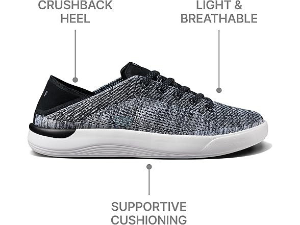 Reef Swellsole Neptune Mens 11 Shoes, Lightweight Breathable - Memory Foam Bed