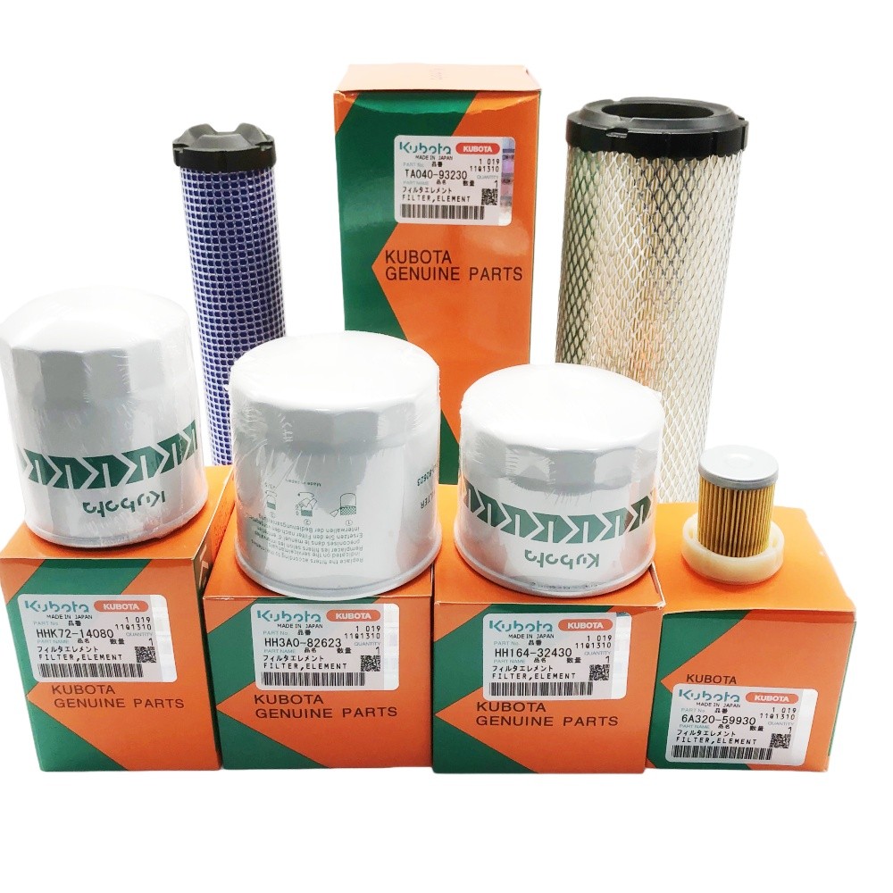 Complete Filter Service Kit for Kubota L2501 HST Oil Fuel Hydraulic Air Filter