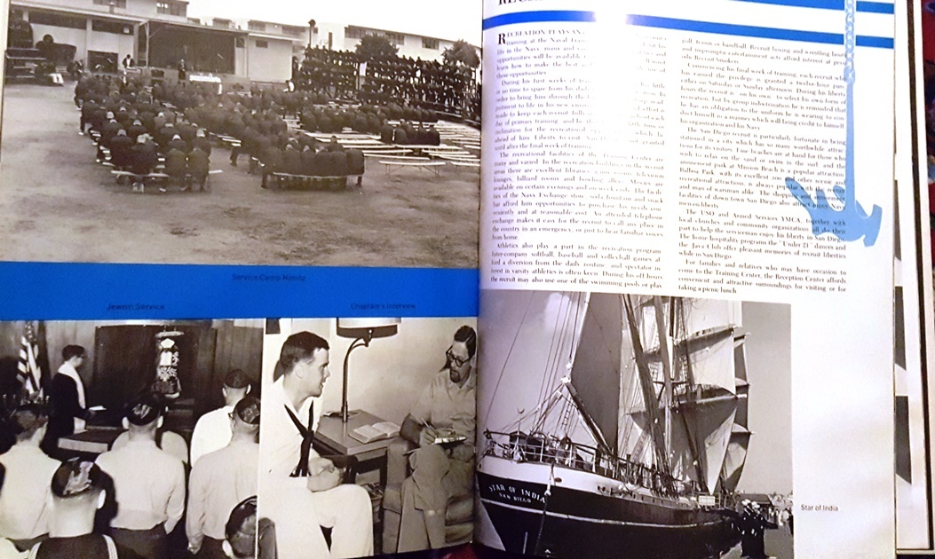Vtg 1970s Navy Recruit Training Cruise Book "The Anchor" NTC San Diego Boot Camp
