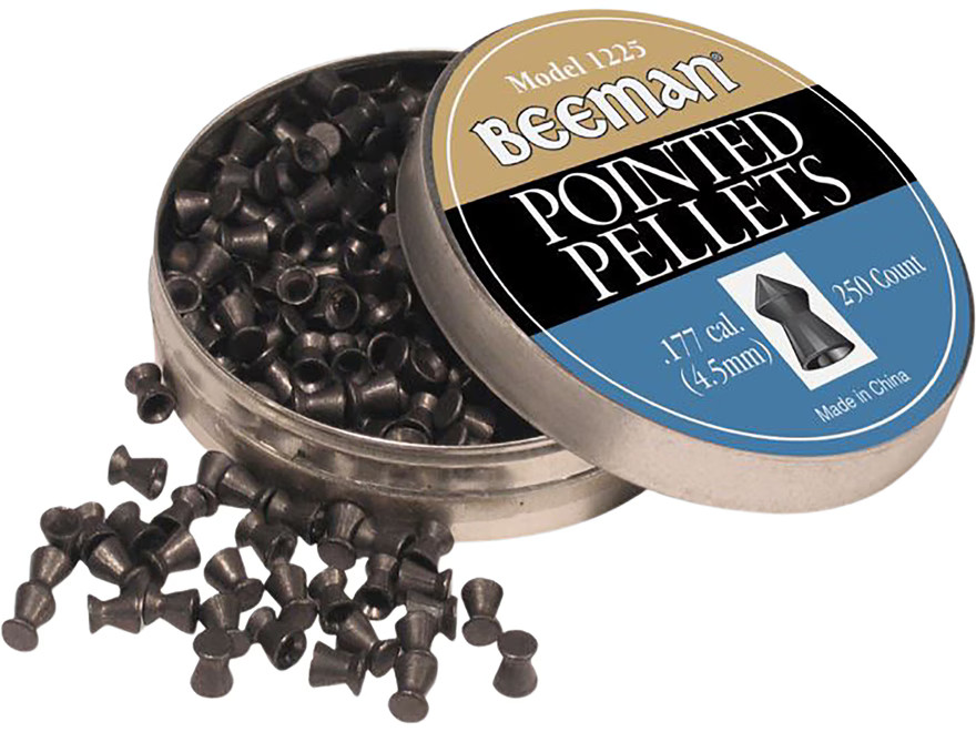 Beeman Pointed Air Gun Pellets 177 Caliber 8.53 Grain 250PK