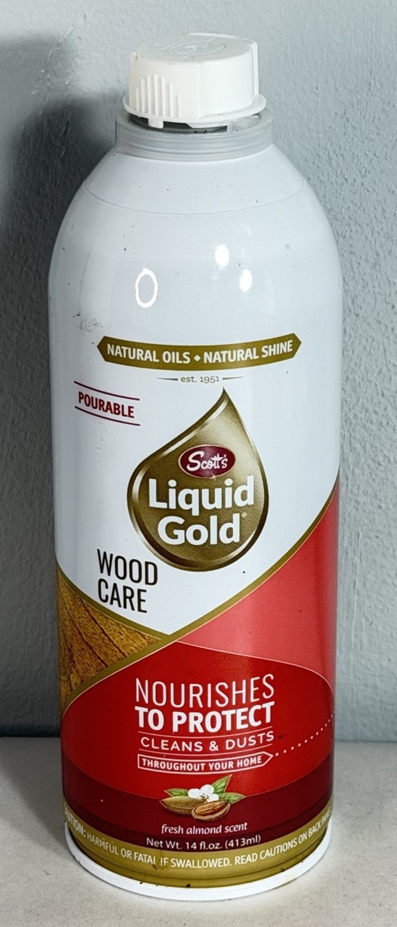 Scott's Liquid Gold Pourable Wood Care Cleans & Dusts 14 Ounce Pourable