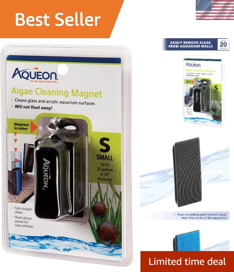 Aquarium Algae Scraper Magnet – Effortless Cleaning for Glass & Acrylic Tanks