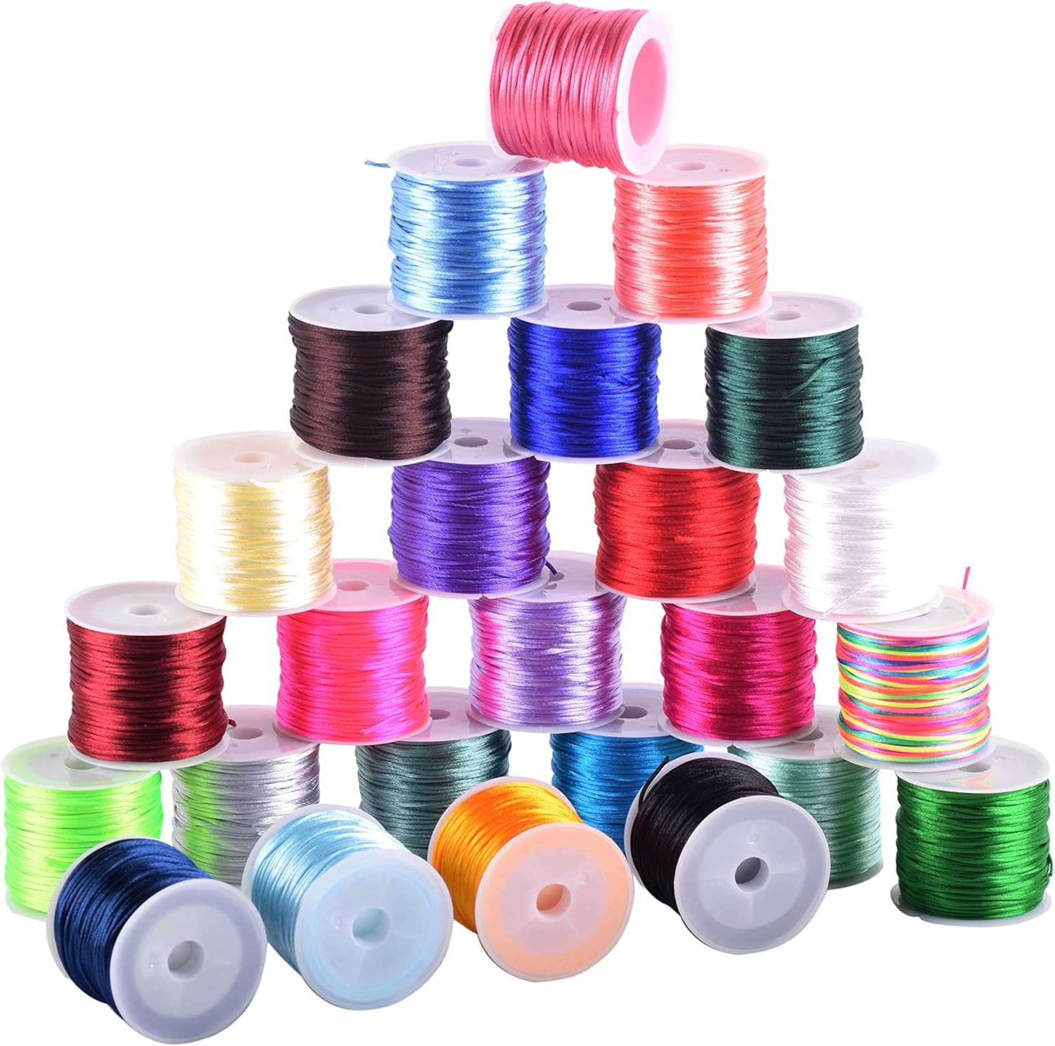 1.5mm Satin Silk Cord - Perfect for Chinese Knotting and Jewelry