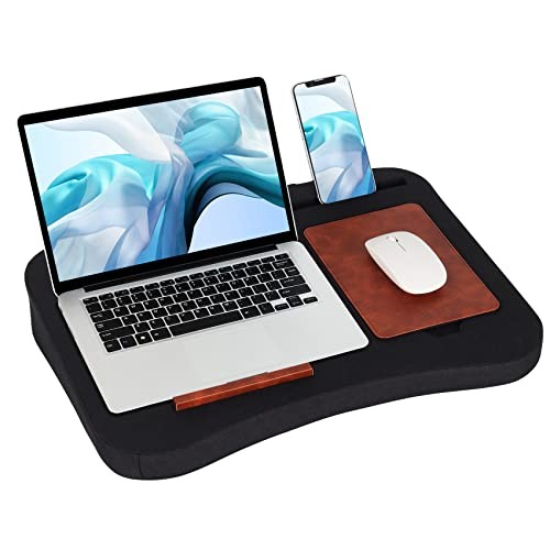 Lap Laptop Desk, Portable Lap Desk Laptop Bed Tray Table with - B09SPTRGVM