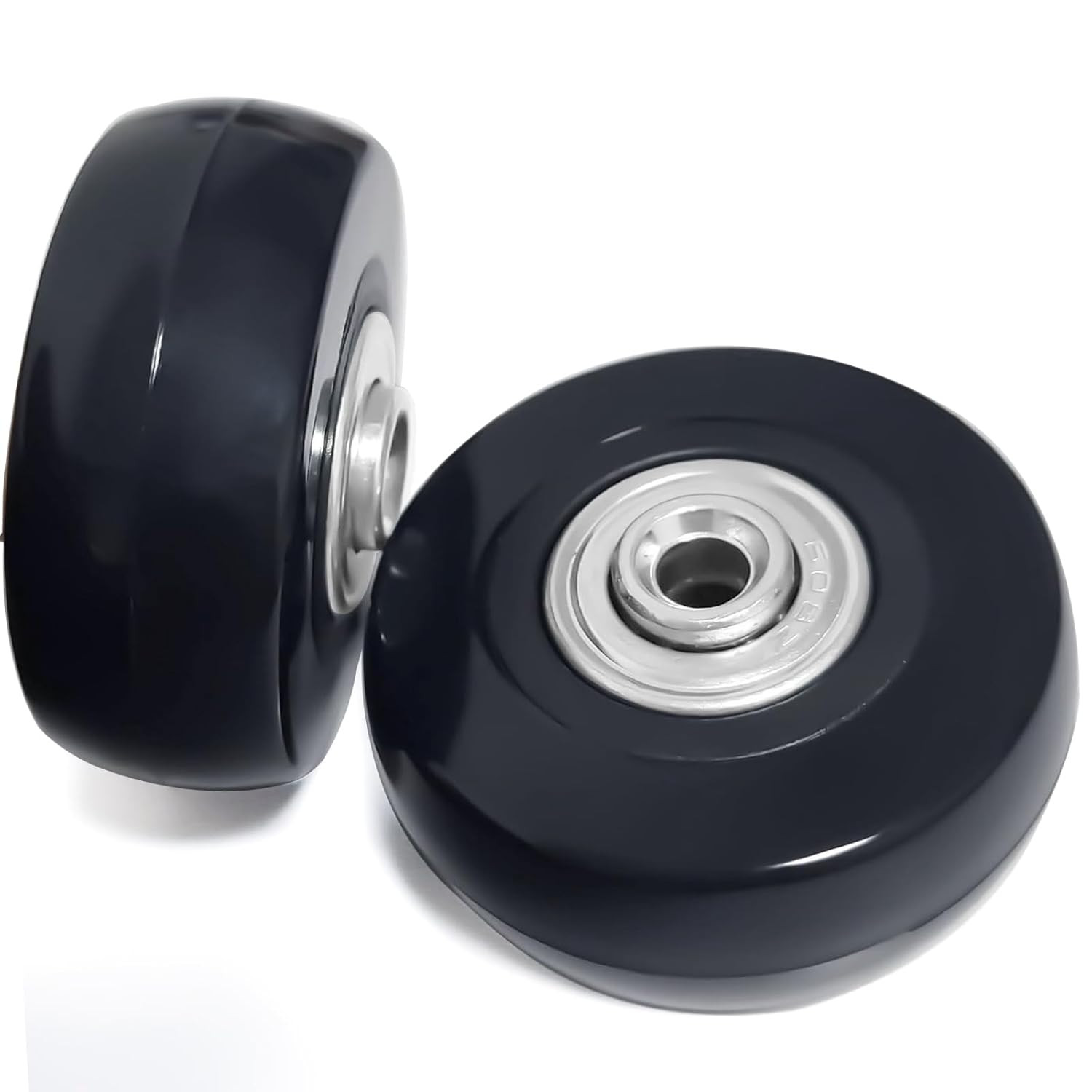 50mm Luggage Replacement Wheels Rubber Mute Swivel Casters 4 Pack
