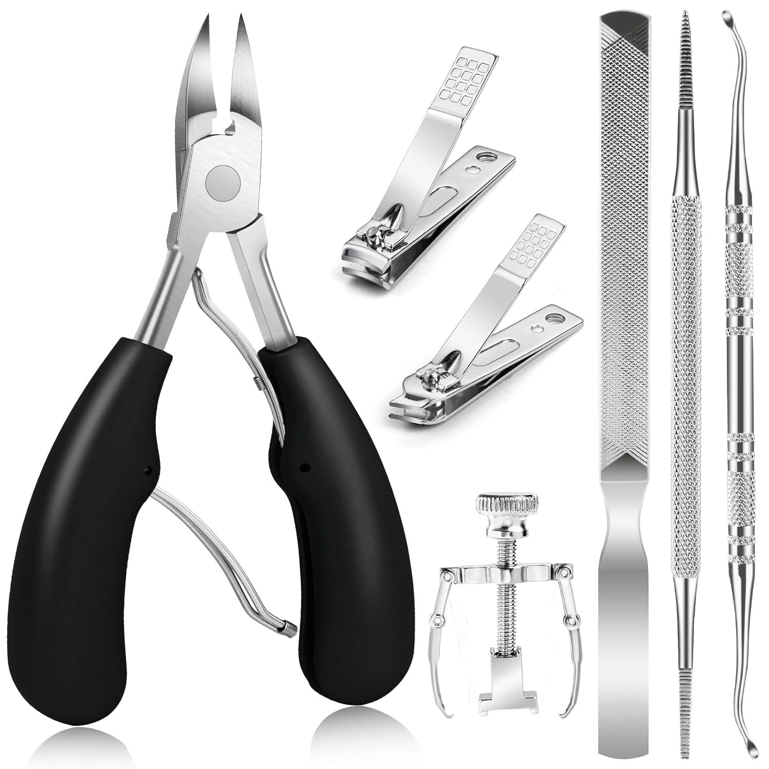 Estuche de herramientas para las uñas enterradas 12 piezas PEDICURA PROFESIONAL