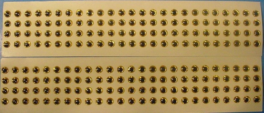 200 WTP 3D Molded Eyes 3MEY 3/16" Lure & Fly Tying Color #22 (Yellow) U.S. Made