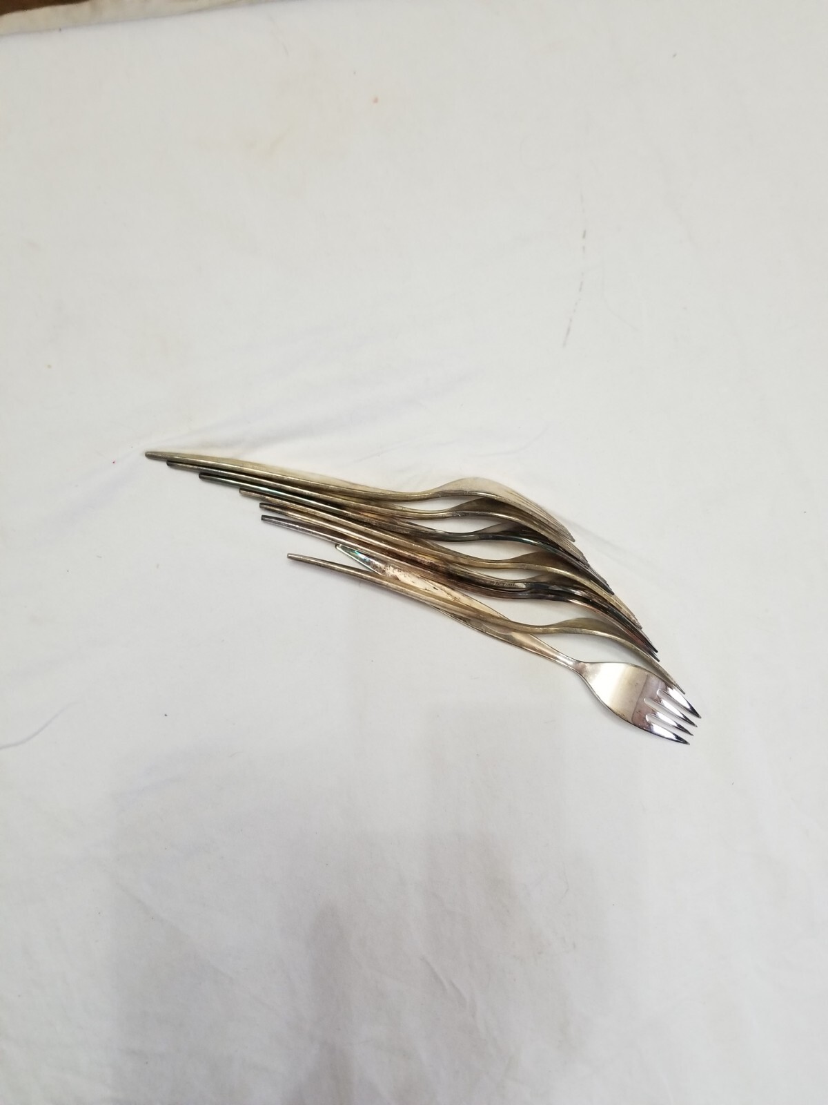 Oneida Community Flight Pattern Set of 8 Dinner Forks VTG 1963 Flatware