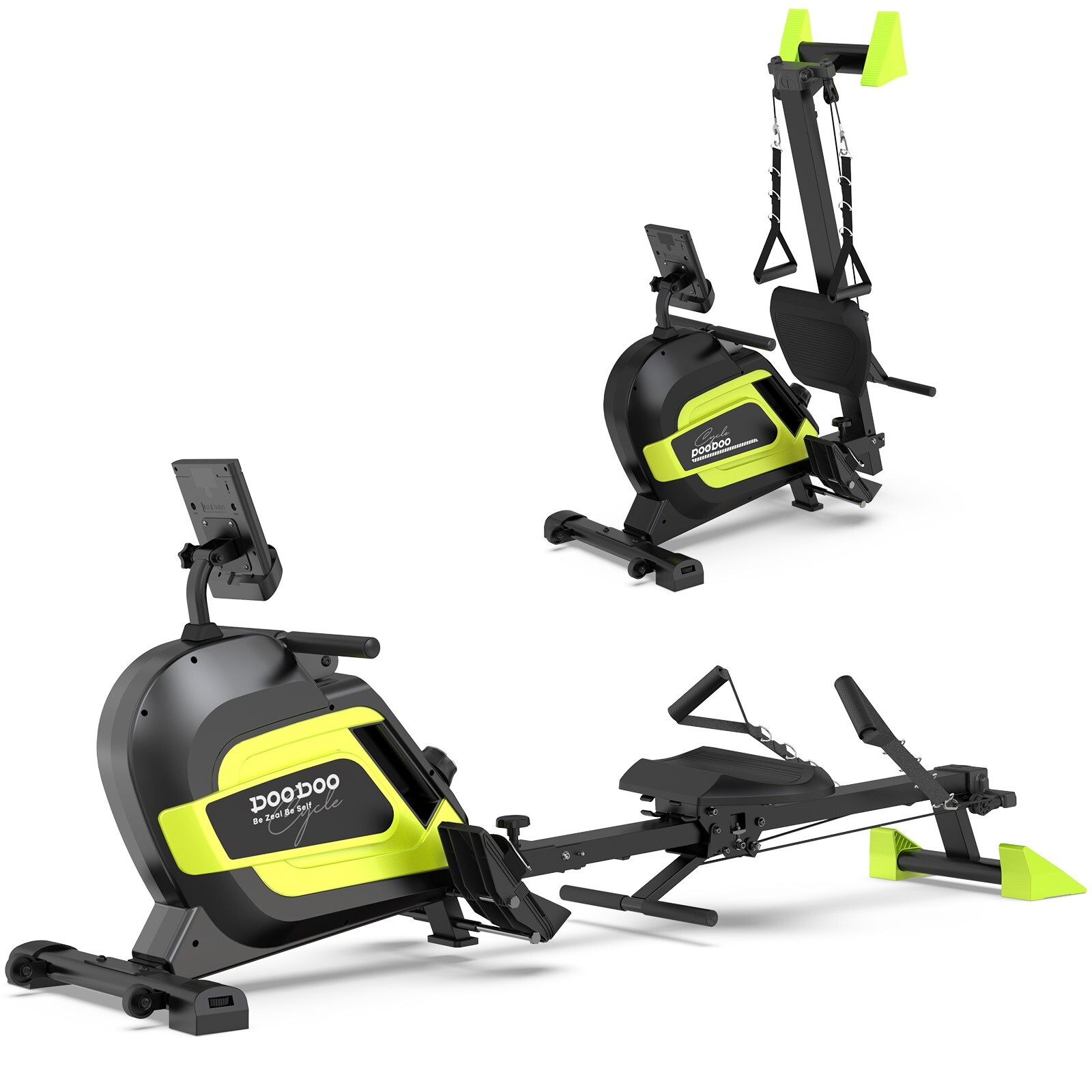Magnetic Row Rowing Machine Rower Cardio Home Exercise Equipment Rower Machine