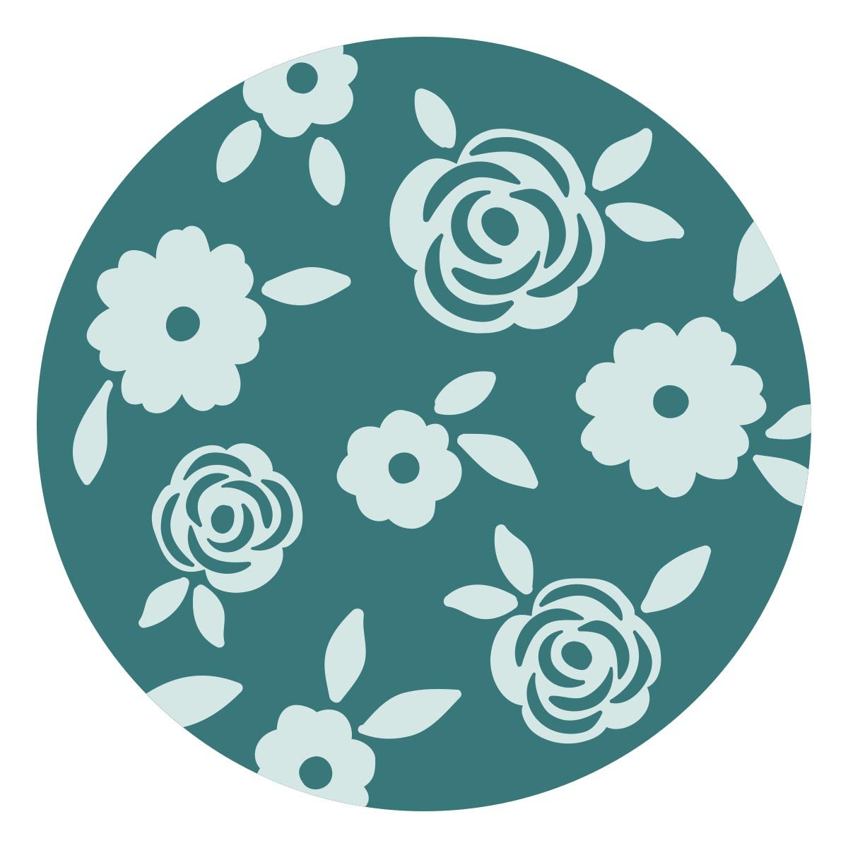 Spellbinders Brass Wax Seal with Handle - Scattered Flowers, WS-062