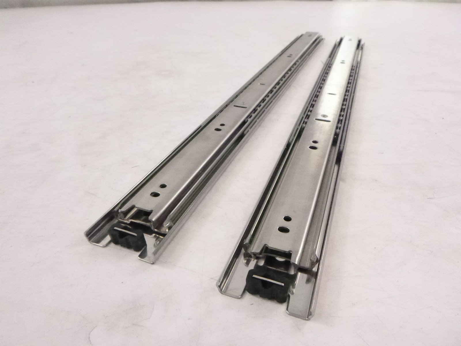 Pair Knape & Vogt 6400P SS 20 Side Mount Full Extension Drawer Slide 20" KV 6400