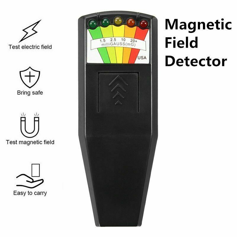 LED EMF Meter Magnetic Field Detector Ghost Hunting Tester Paranormal Equipment