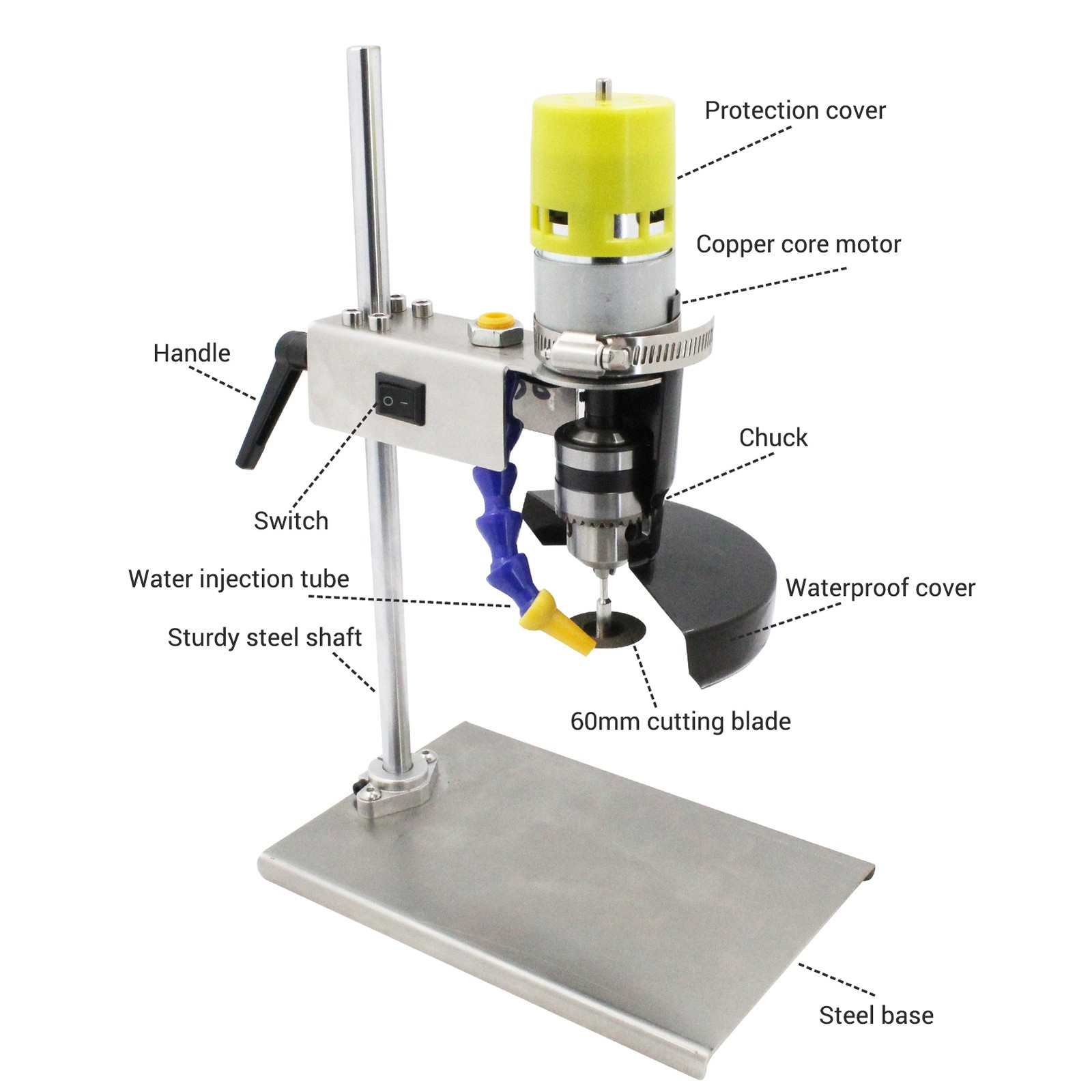 1-Electric Glass Bottle Cutter Cutting Tool Cutting Machine With 7 Variable