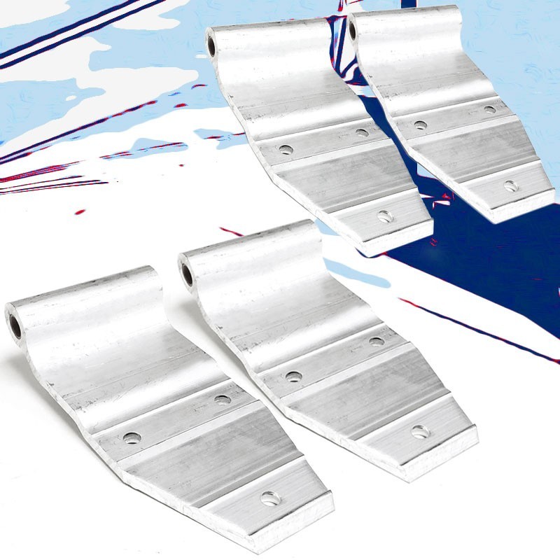 4X Great Dane Style 3-Hole Hinge 3.875" x 8.375" Door Hinge Semi Truck Trailer