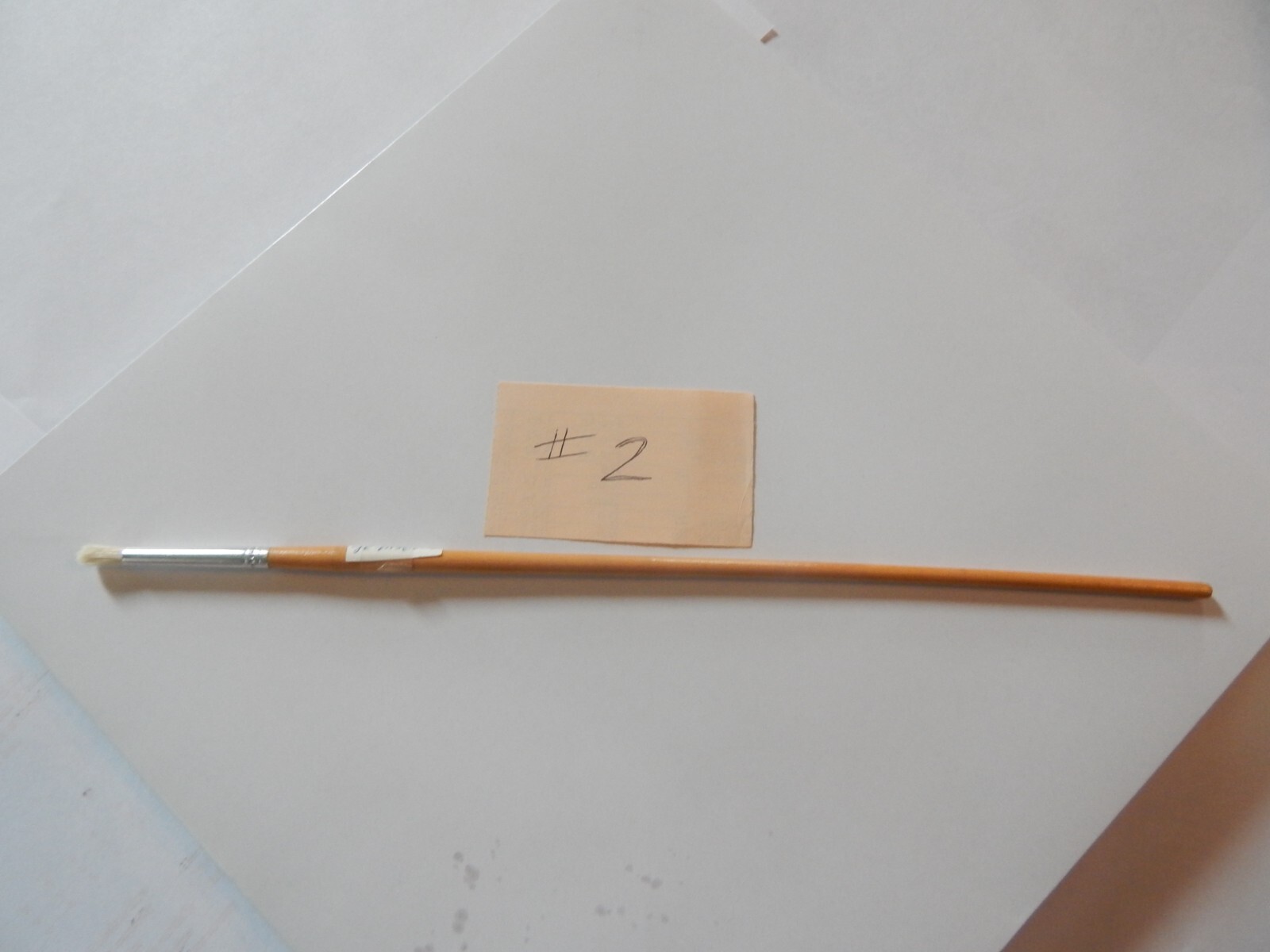 Hog Hair bristle brush #2 Round Brush