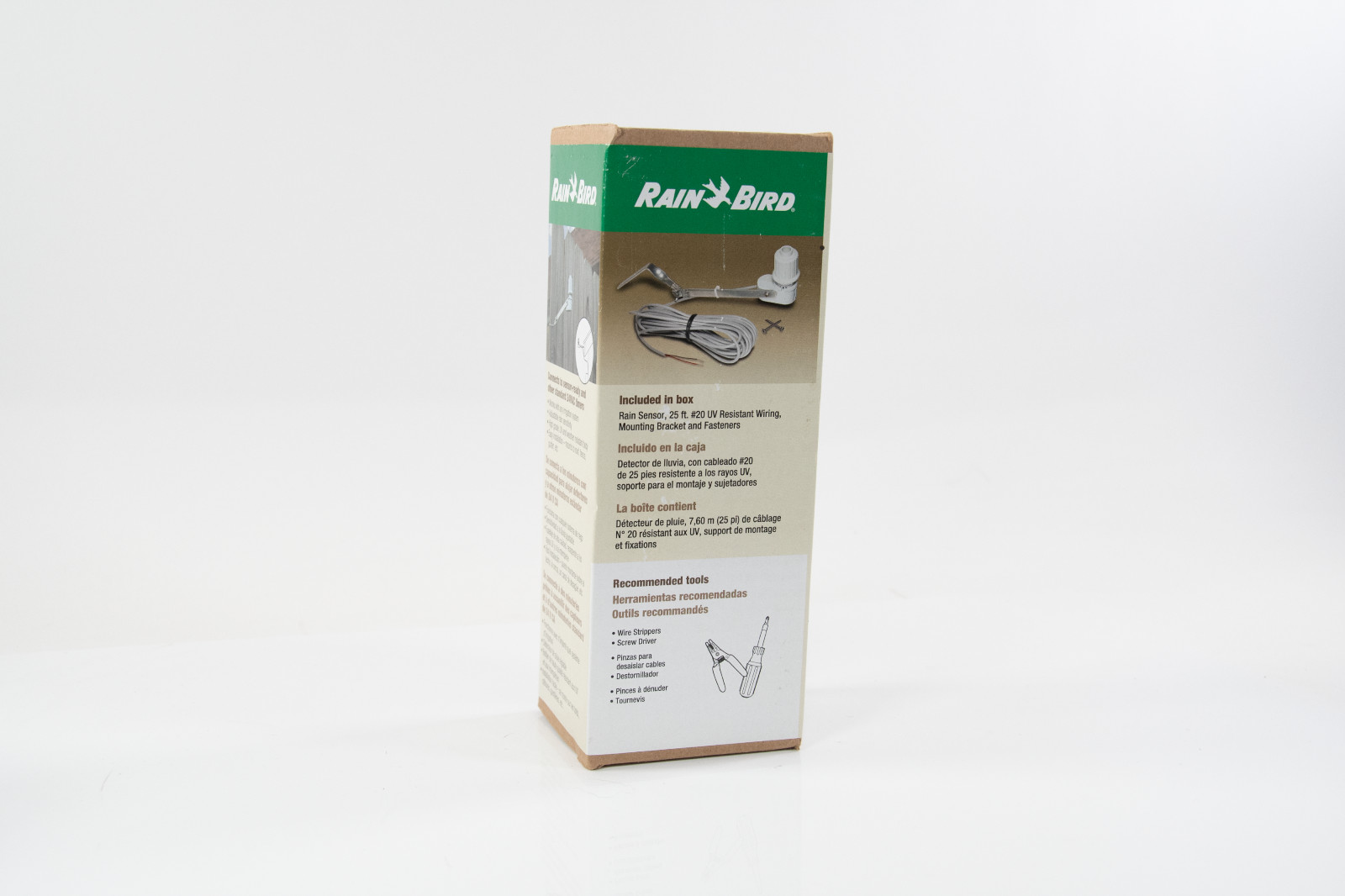 Rain Bird Wired Rain Sensor CPRSDBEX - 25ft UV Resistant Wiring Mounting Bracket