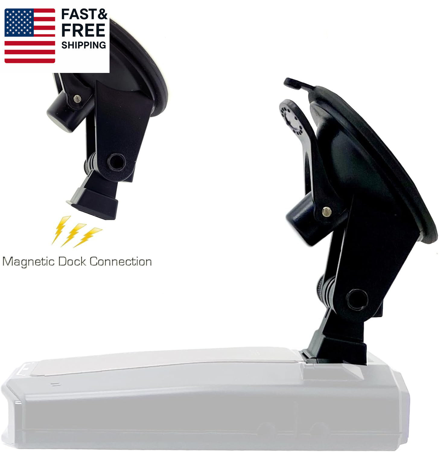 Enhanced Windshield Suction Mount Compatible with Escort Max360C, MKII, Max 3 4,