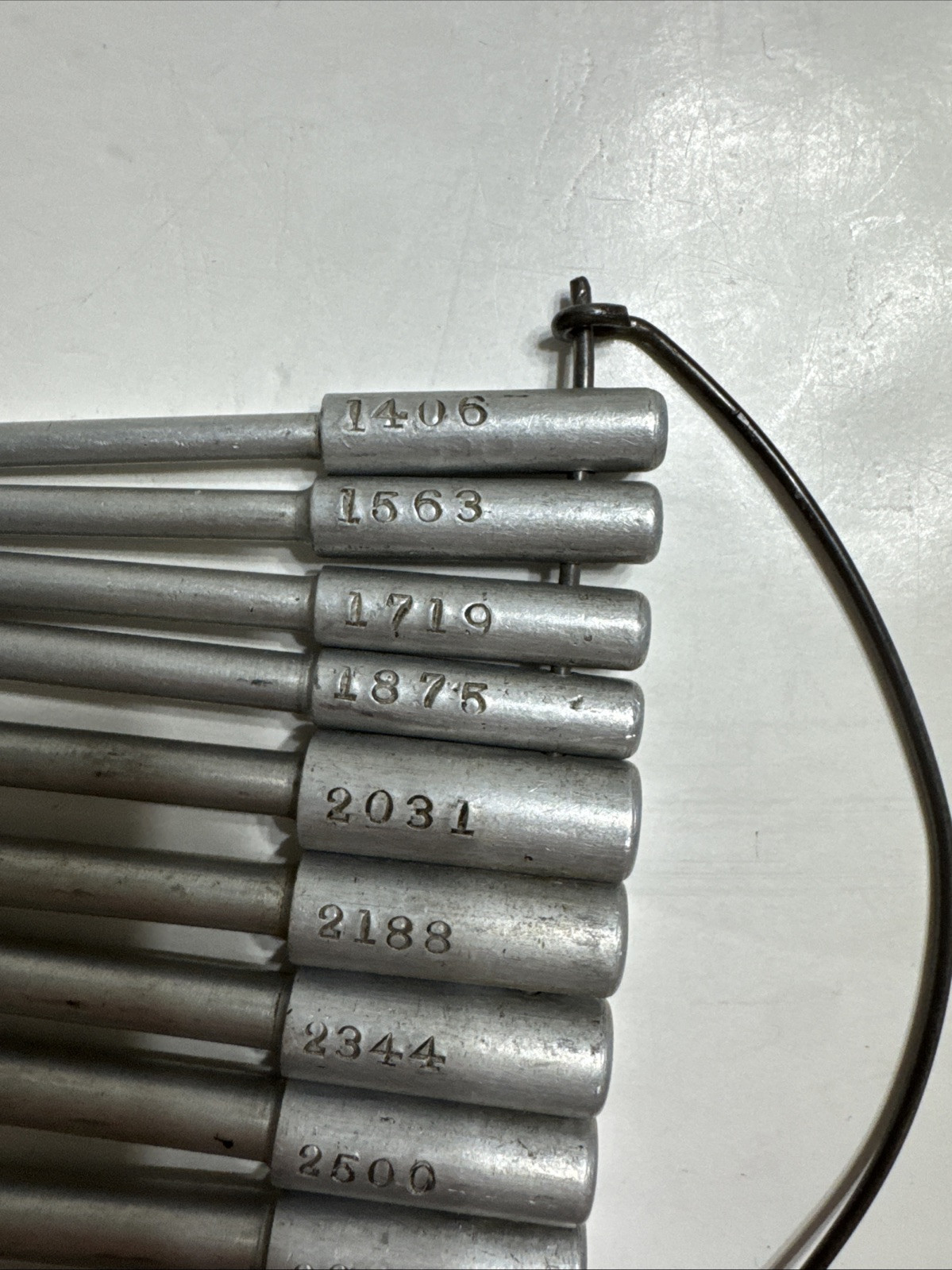 Numbered Drilling Tools Set Vintage