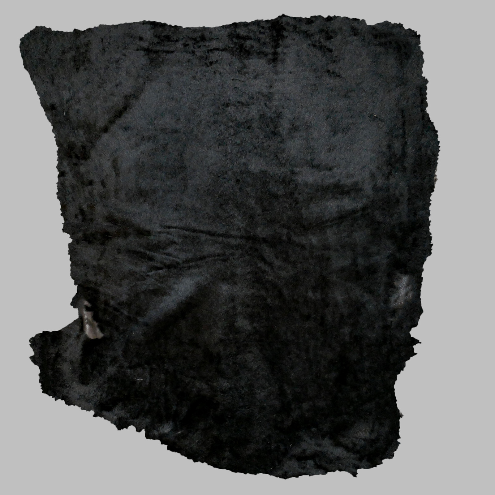 Glacier Wear Sheared Black Shearling - Black Nappa Back