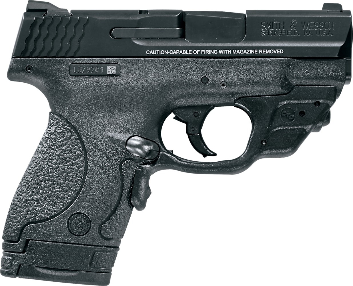 CRIMSON TRACE LASERGUARD W/ BLADE-TECH HOLSTER *DISTRESSED PKG