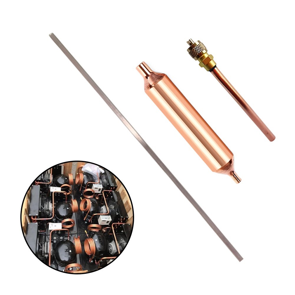for hvac Field Kit: 26.67cm Filter Dryer 1/4in Valve Phosphor Copper Welding Rod