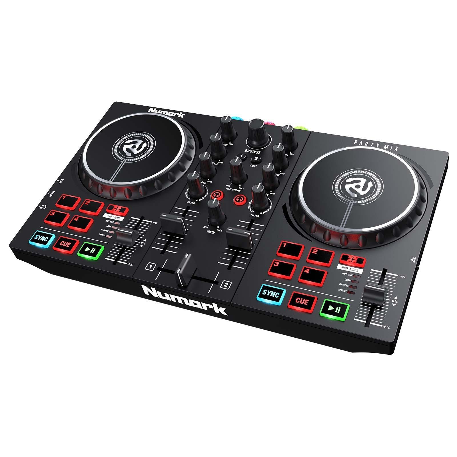 Numark Party Mix Partymix II Controller w/ Built In Light Show + Carry Case