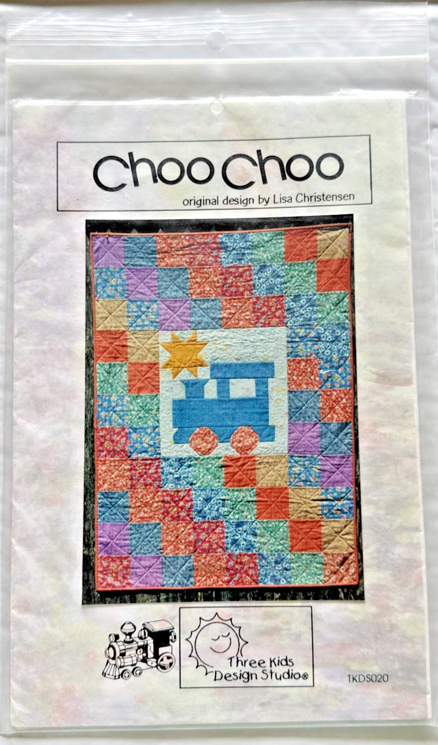 Lisa Christensen Design-Three Kids Design Studio ‘Choo Choo’ Quilt Pattern