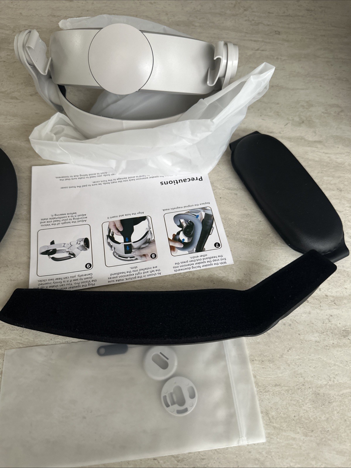 Head Strap Pressure-Reducing for Apple Vision Pro Suitable Different Head Shapes