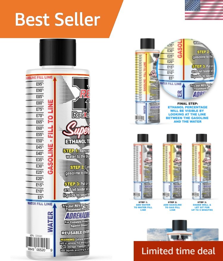 Compact Reusable Ethanol Fuel Tester - Protect Your Engine with E85 Super Tester