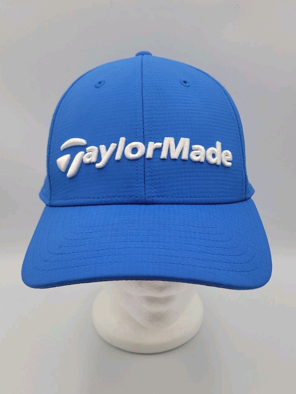 TaylorMade Performance Blue Adjustable Golf Hat Embroidered Logos